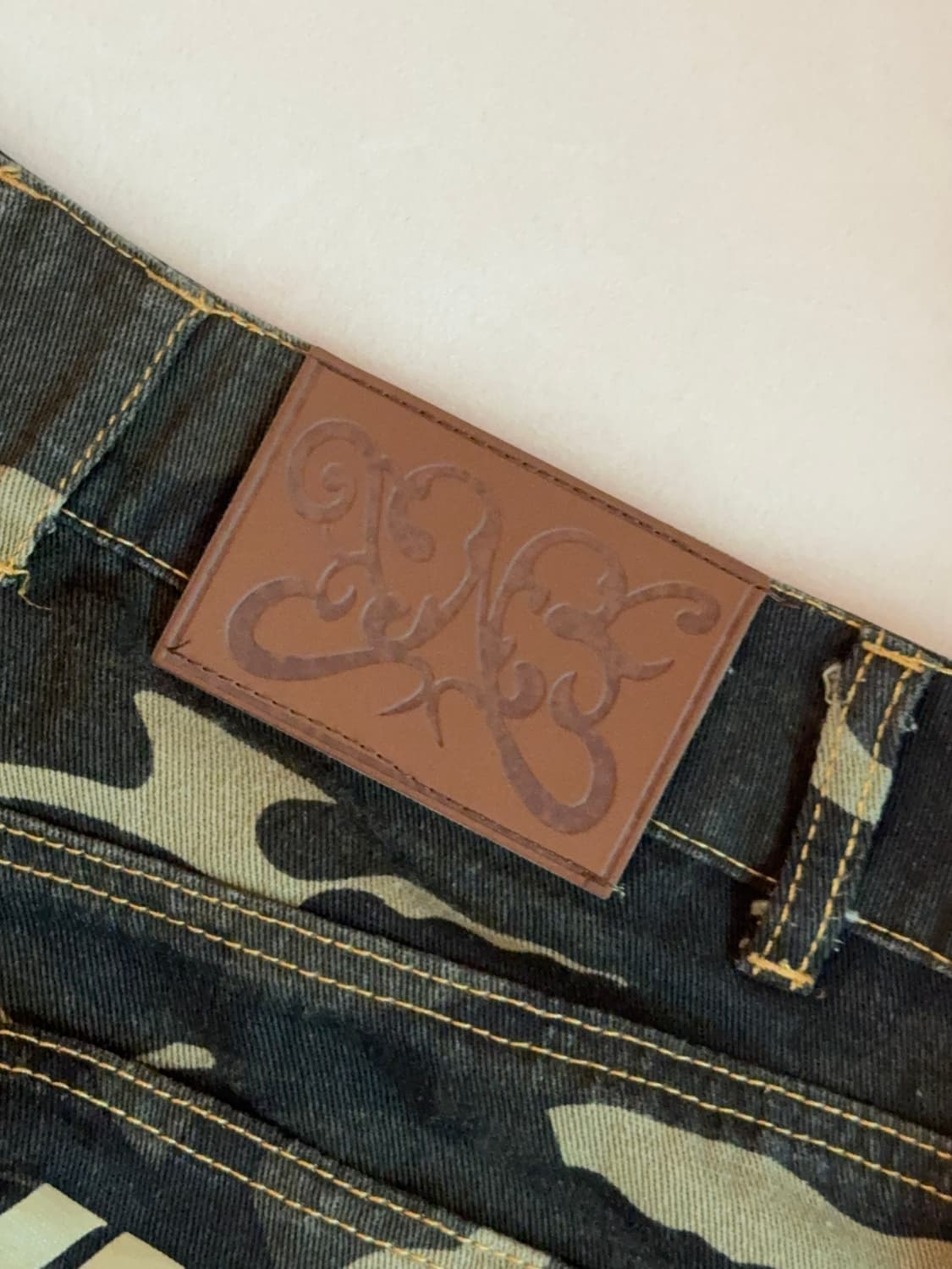 팬시클럽 카펜더 레터링 데님 팬츠 상품이미지4