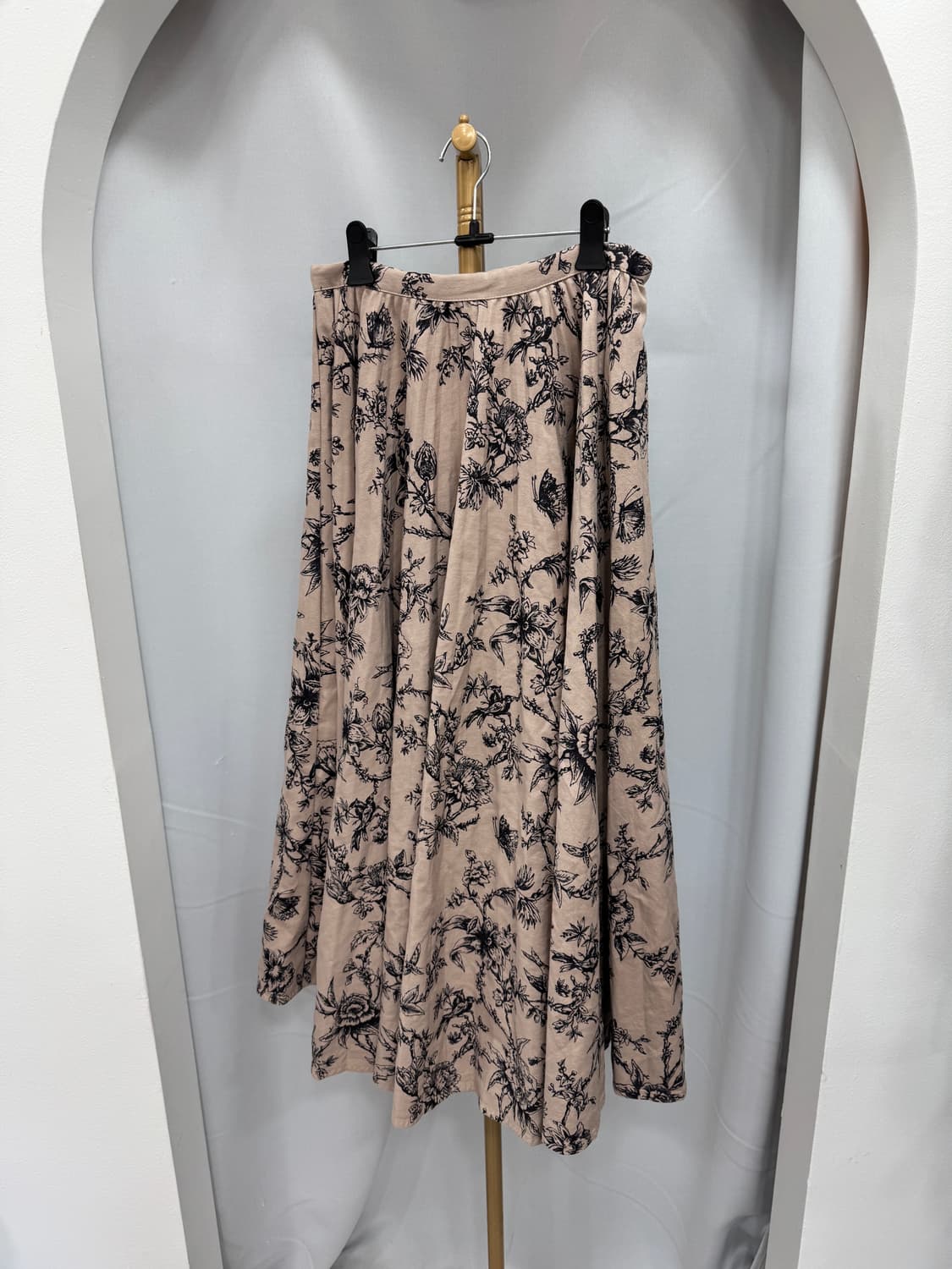 백화점판 디올 플리츠 미디 치마 스커트 36사이즈 상품이미지1