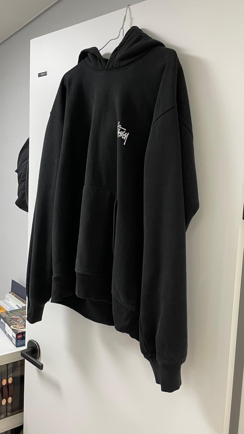 스투시 기본 후드티 L 상품이미지3
