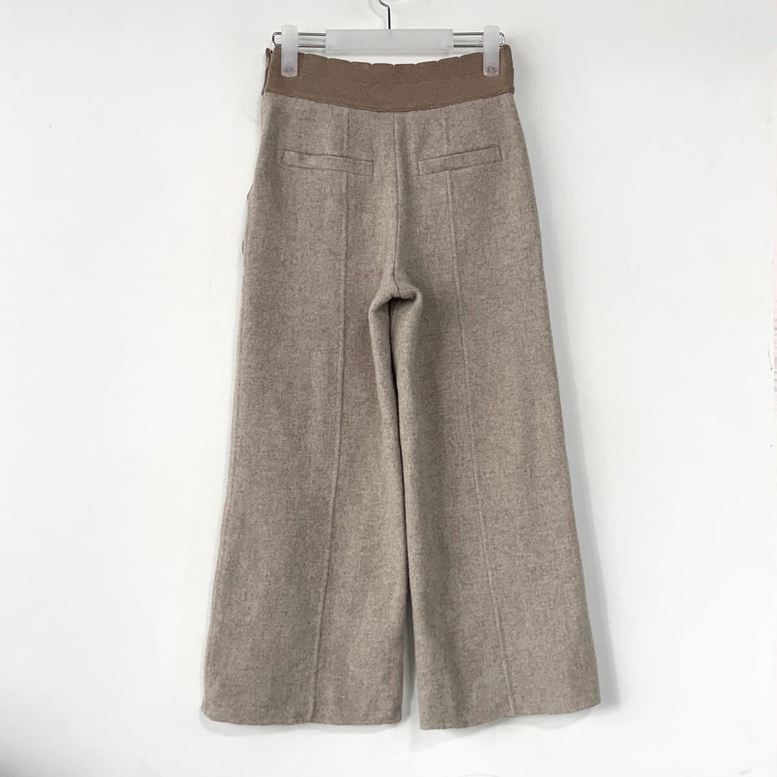 오즈세컨 24 크롭 밴딩 울 팬츠 상품이미지4