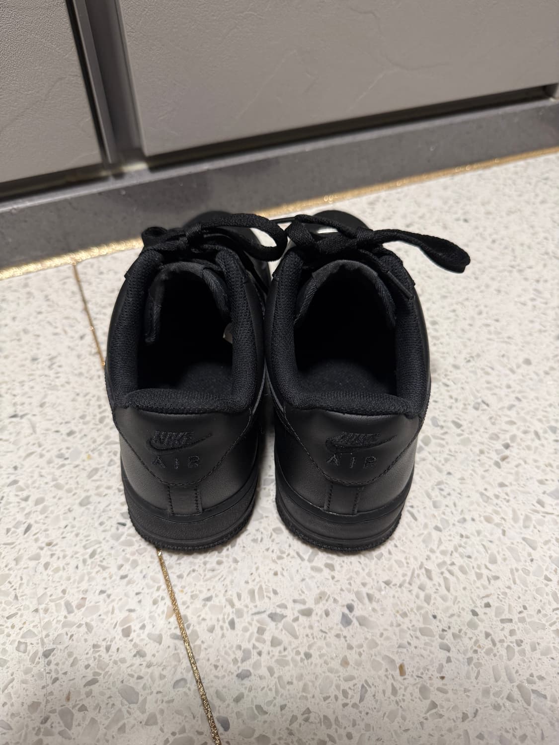 나이키 에어포스 255 트리플블랙(올검포스) 올블랙 상품이미지4