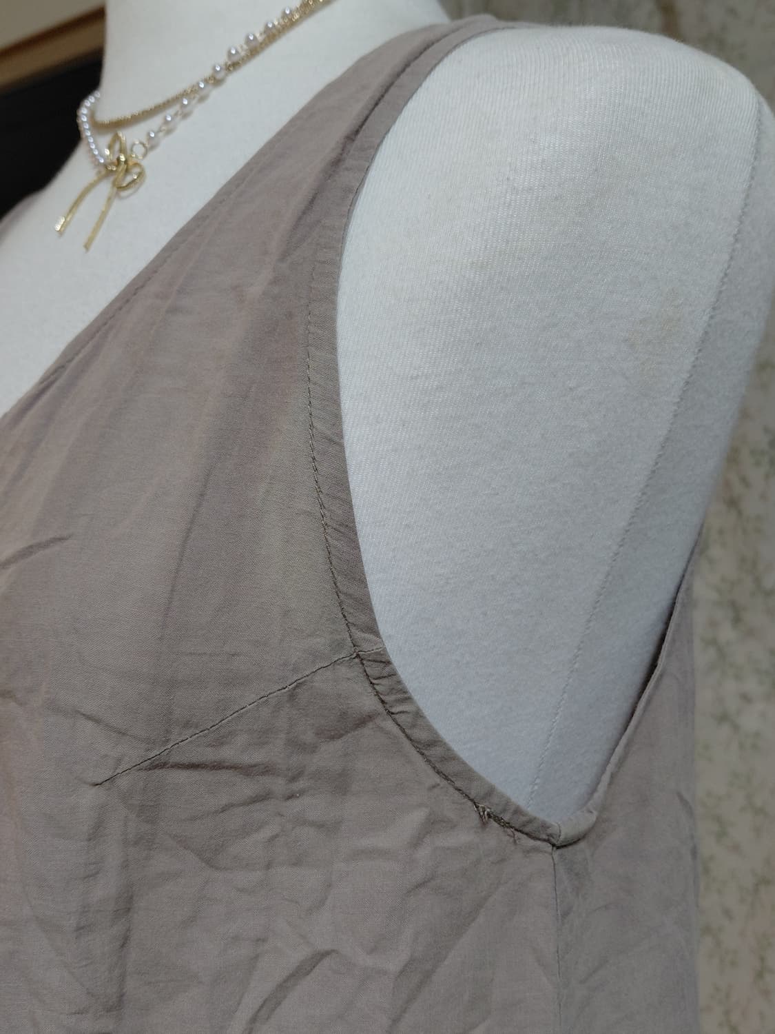 [예약주문 1] 모리걸 빈티지 레이스 끈나시 원피스 상품이미지4