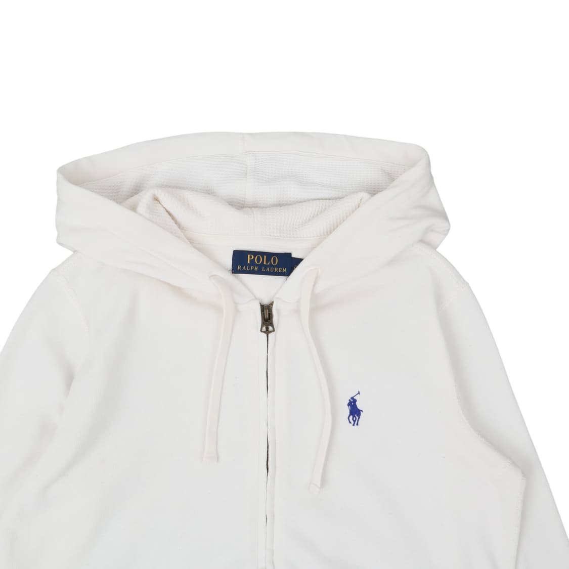 폴로 랄프로렌 우먼스 화이트 베이직포니 후드집업 상품이미지2