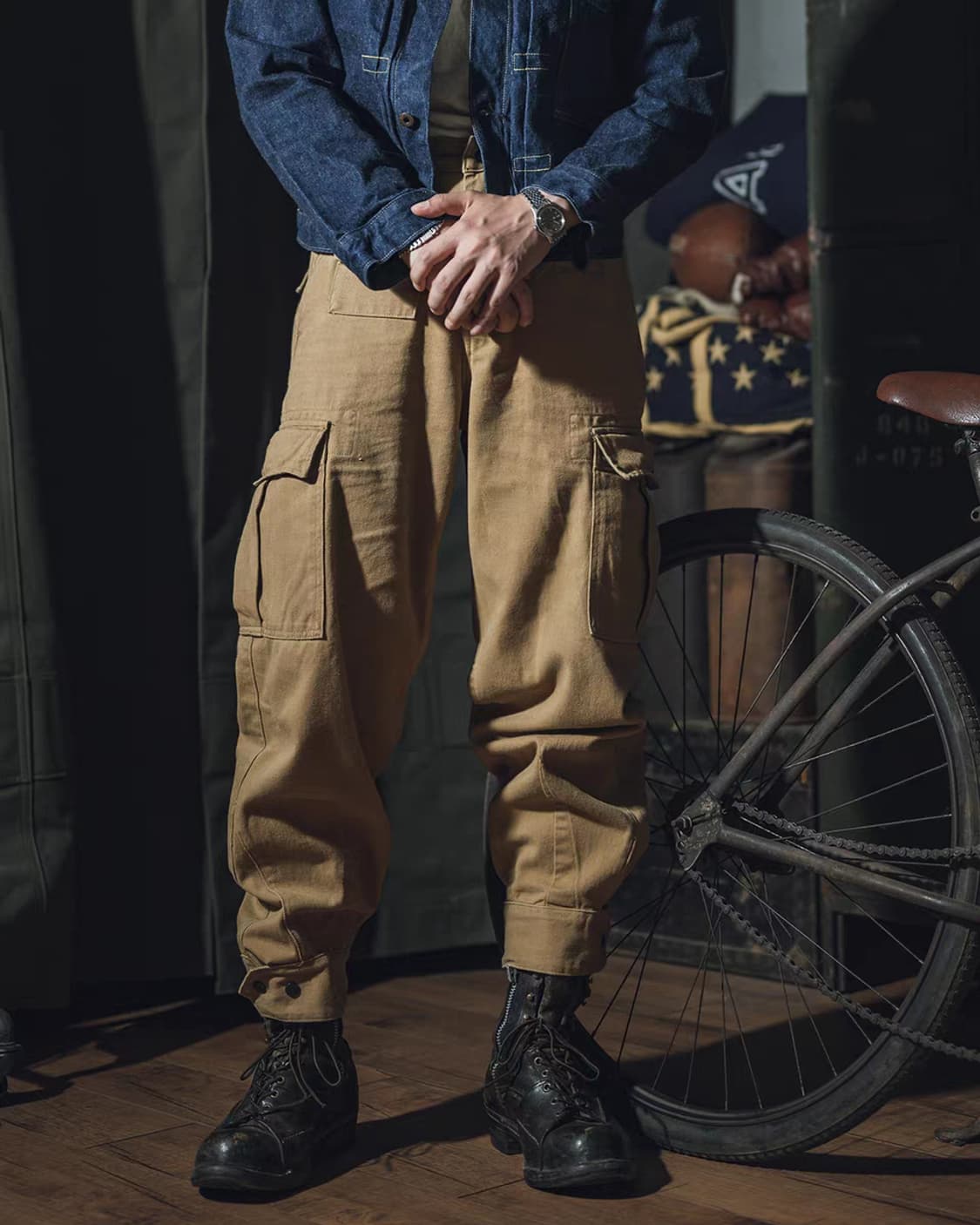 브론슨 논스탁 벨기에군 M64 필드팬츠 30 베이지 상품이미지9