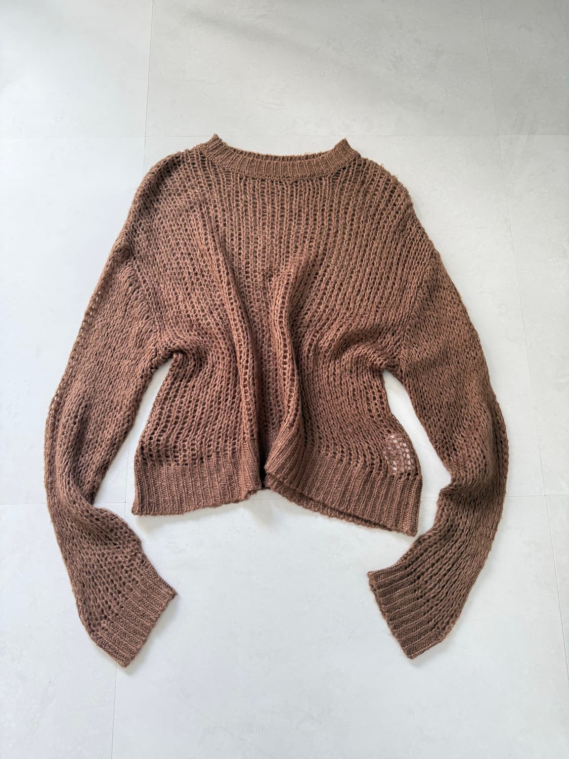 브라운 루즈 니트  상품이미지3