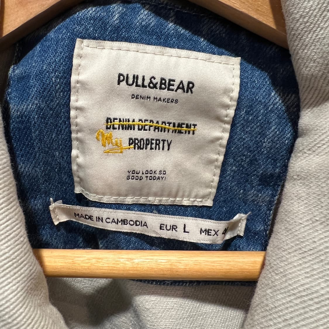 풀앤베어 배색 데님 자켓 상품이미지4