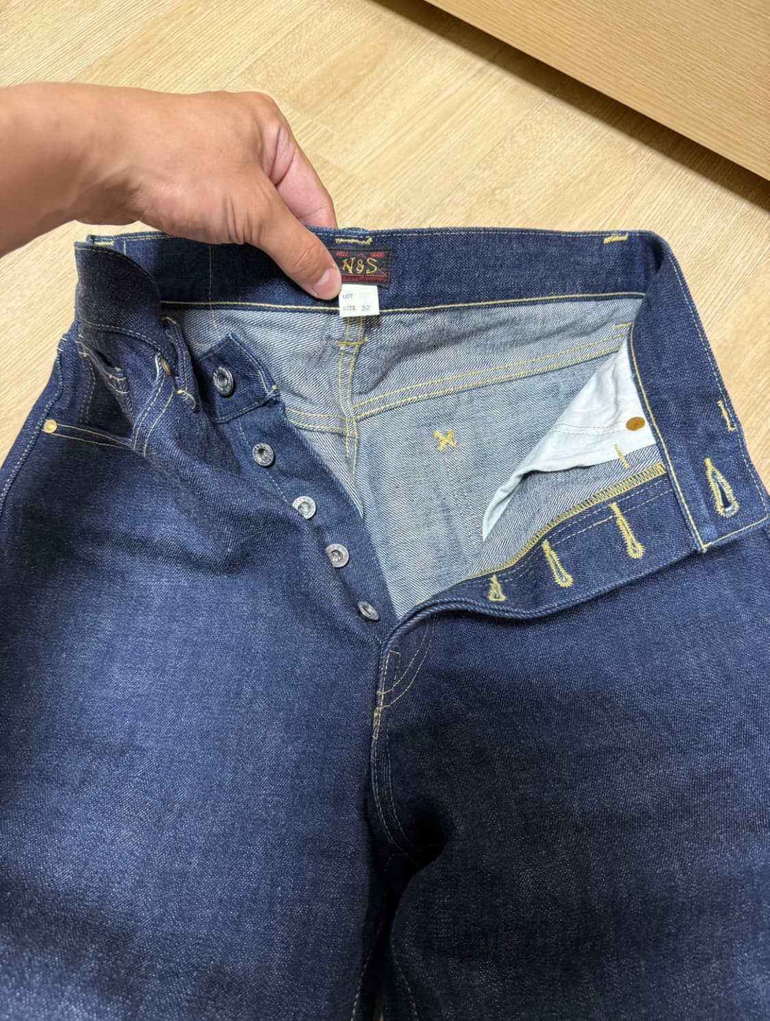 브론슨 논스탁 WW2 Lot S101B cowboys jeans 상품이미지4