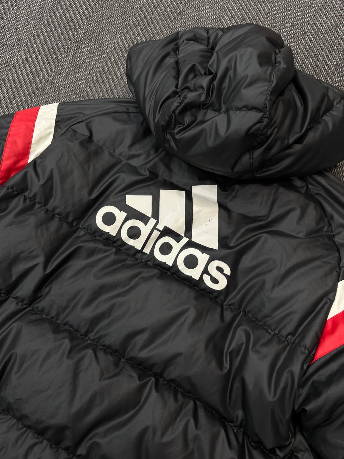 아디다스 삼선 롱패딩 블랙 상품이미지7