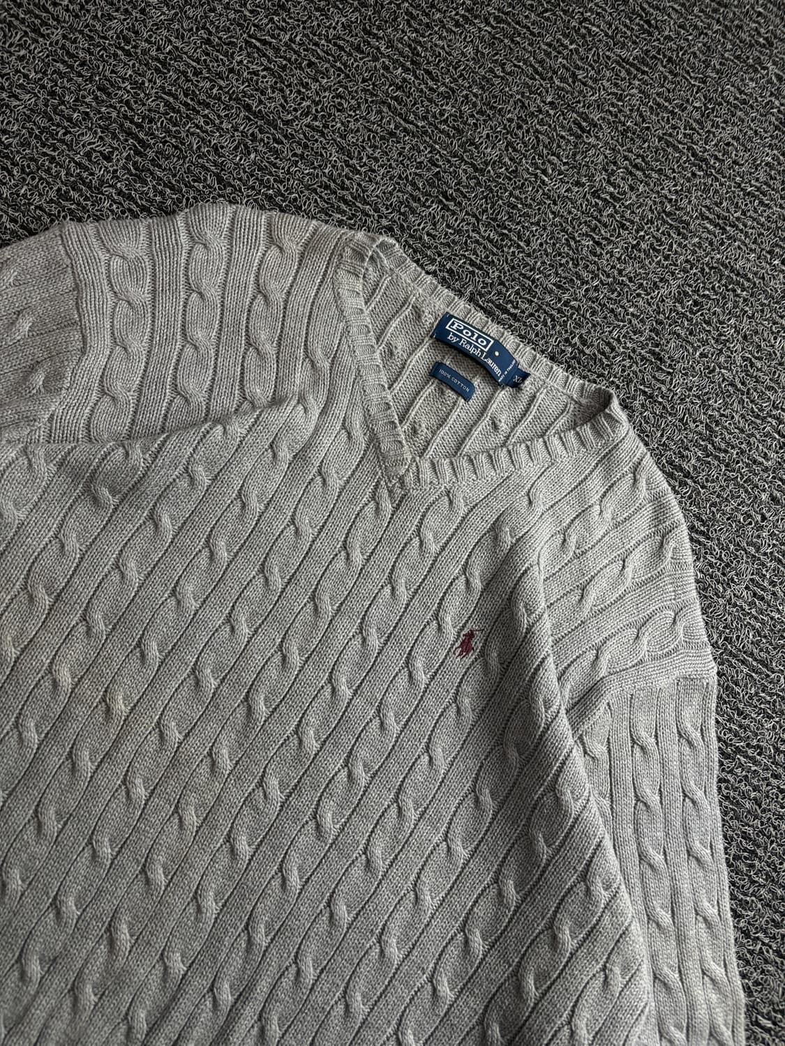 폴로 랄프로렌 아카이브 포니로고 케이블 니트 4183 상품이미지3