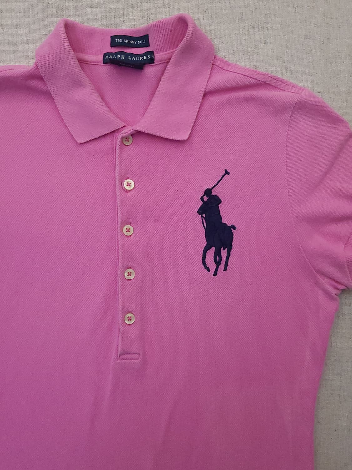 폴로 랄프로렌 핑크 빅포니 반팔 카라티 s 상품이미지2