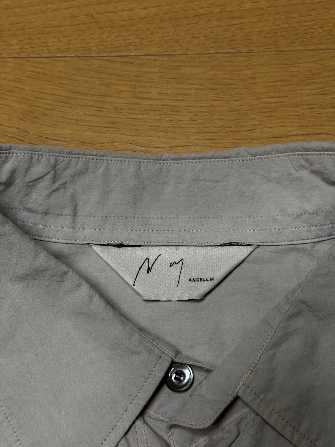 안셀름 25SS 다잉 셔츠 블랙 상품이미지2