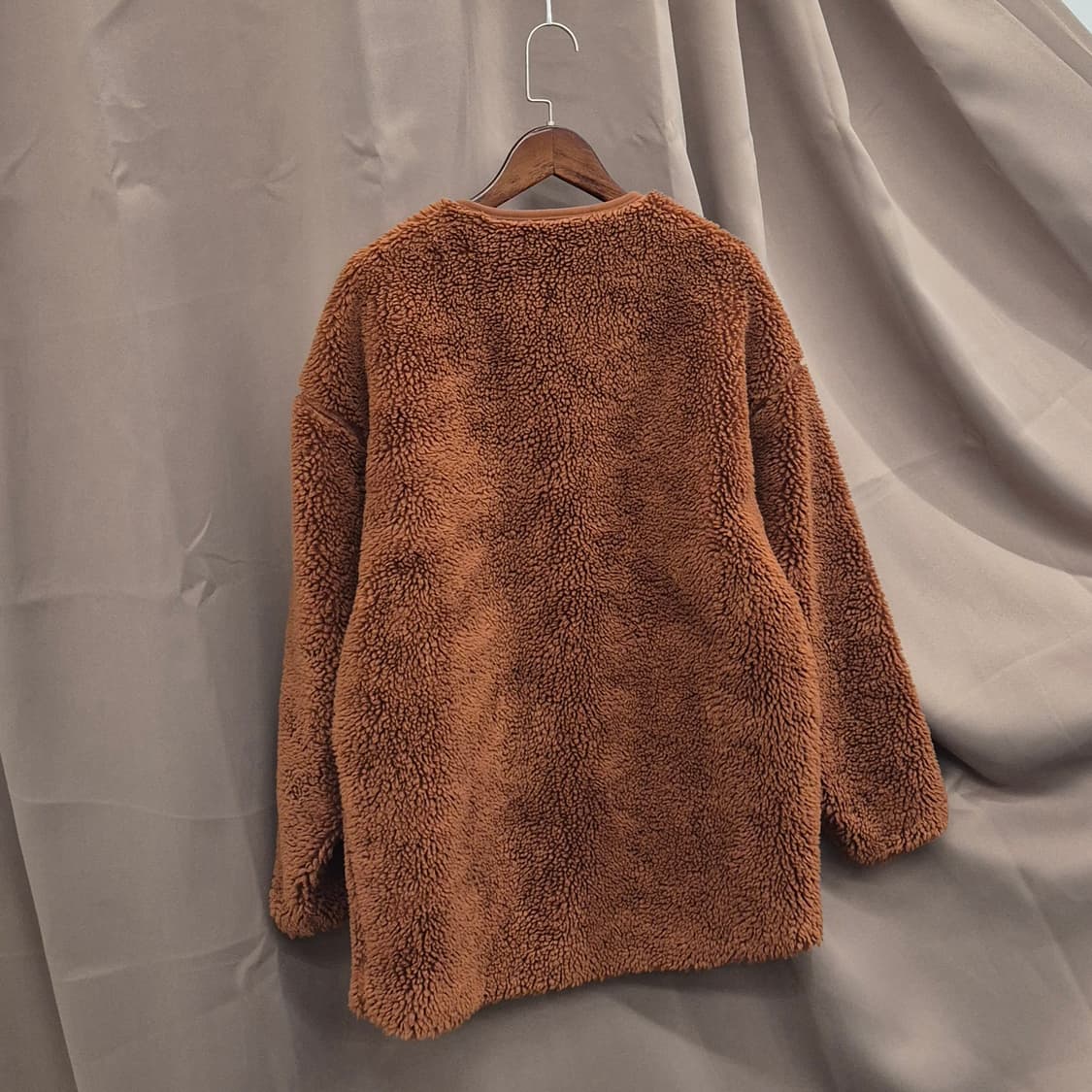 코오롱 스포츠 여성 중기장 노카라 플리스 90 상품이미지3