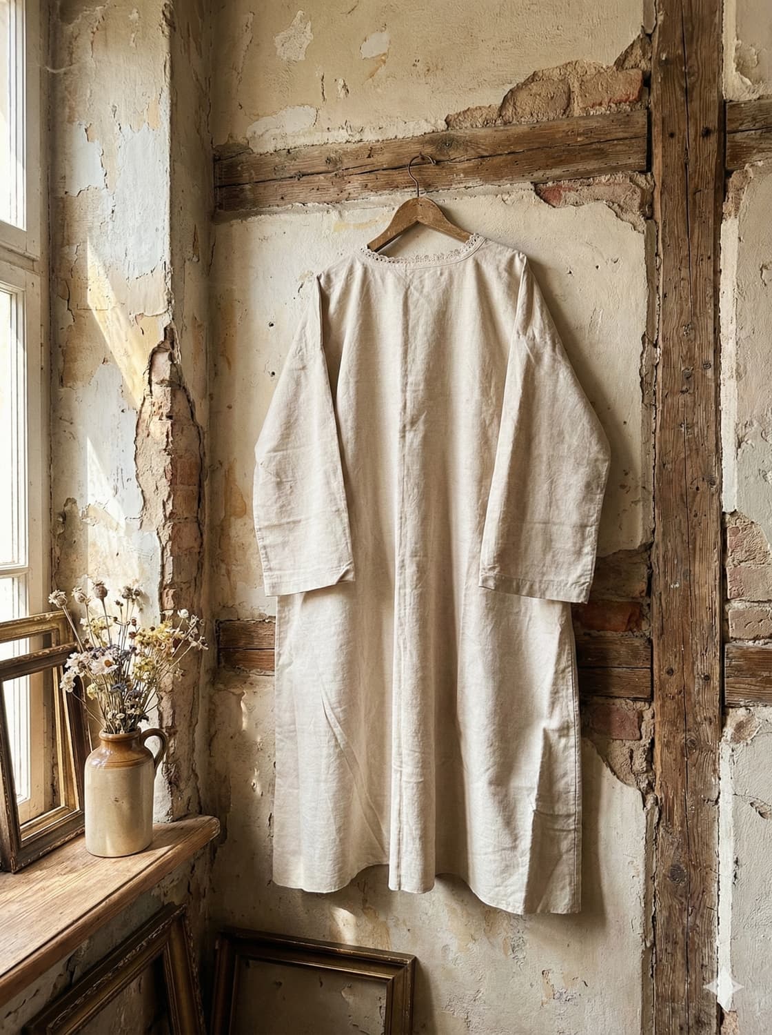 1900’s French Antique Linen 🇫🇷 그랑파 슈미즈 상품이미지3