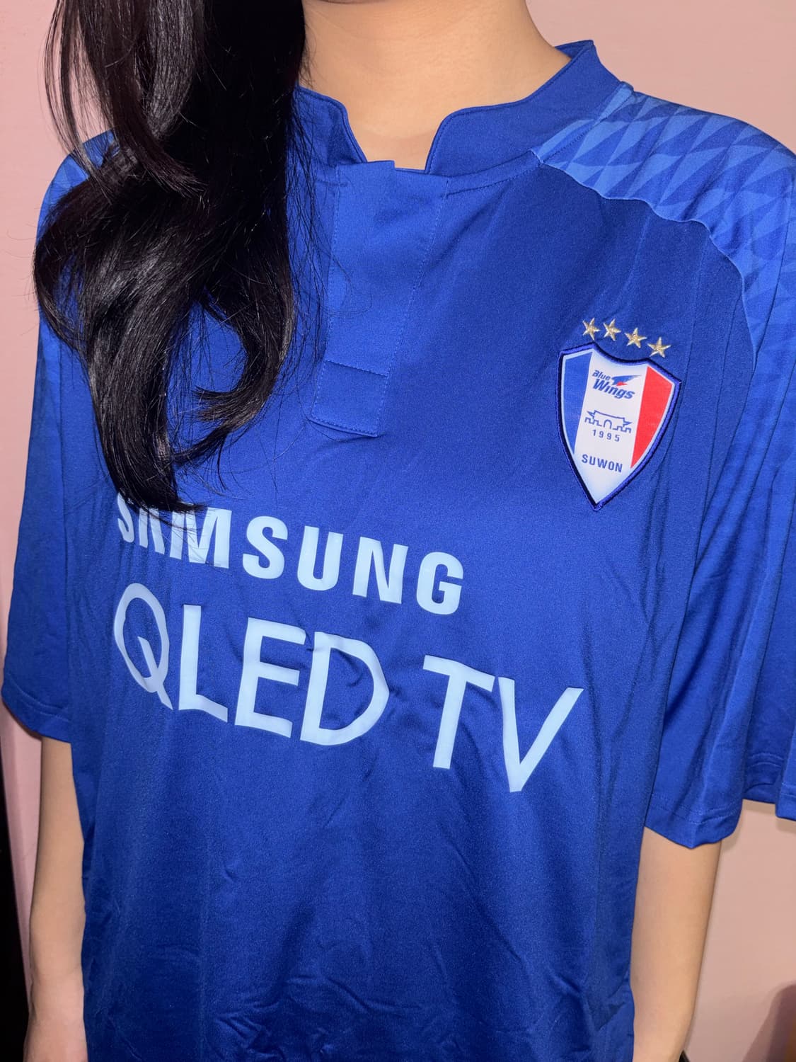 수원삼성 반팔 유니폼 1+1❤️ 블루 화이트 상품이미지1