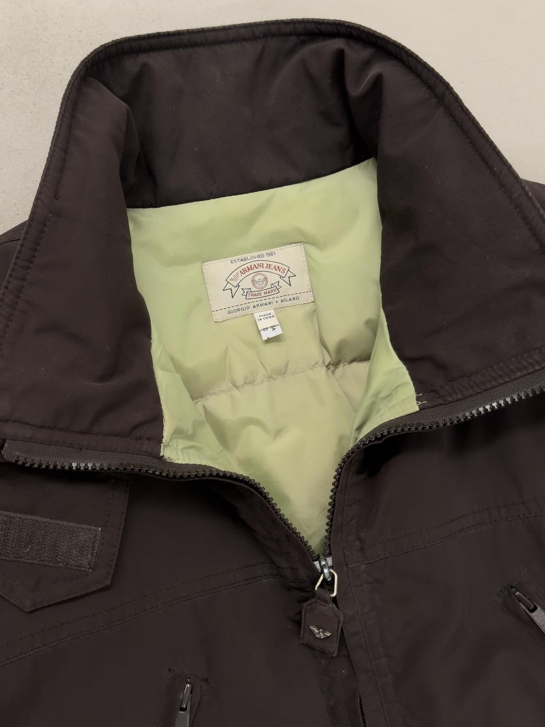 90s 아르마니 다운 파카 패딩 상품이미지4