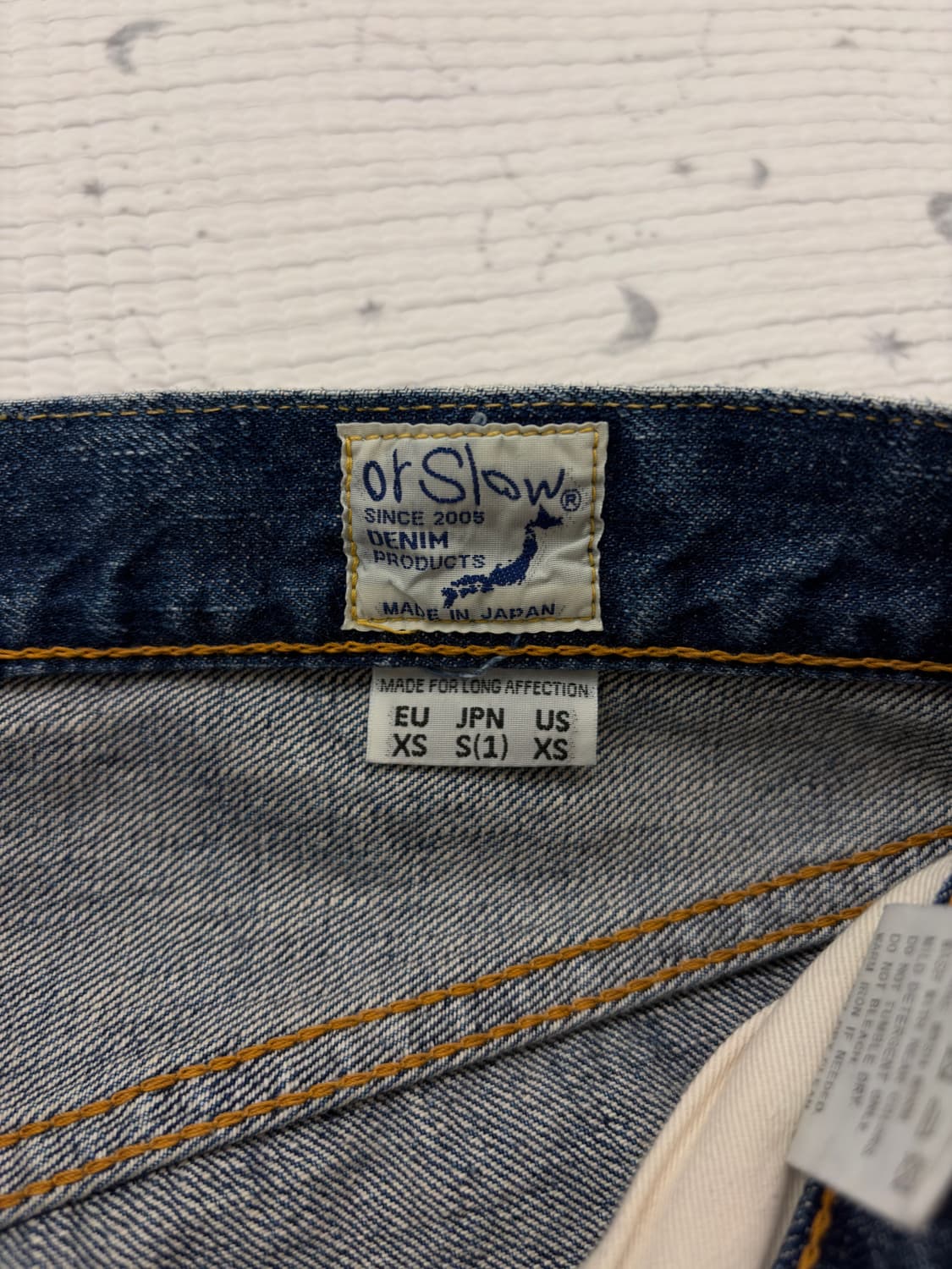 오어슬로우 105 2 Year Wash 데님팬츠 상품이미지4