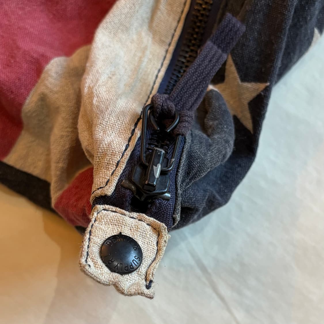 Denim & Supply 플래그 JUTE 와일드 토트백 상품이미지6