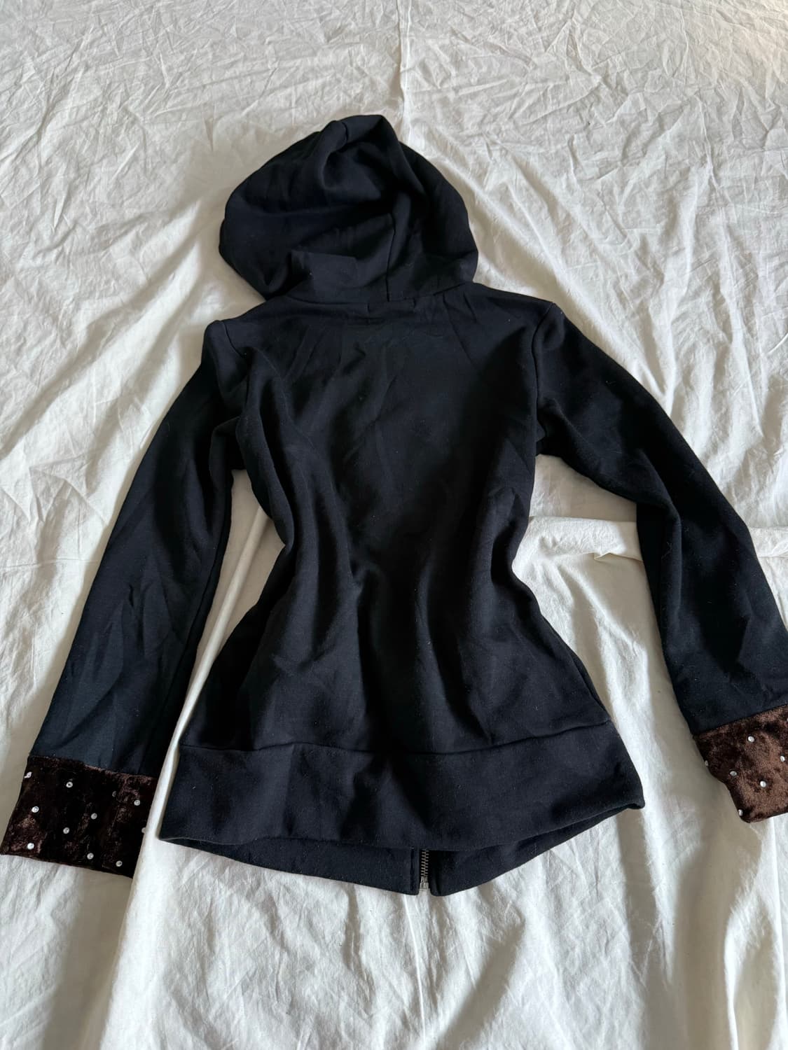 슬림핏 러블리 모카무스 후드집업  상품이미지4