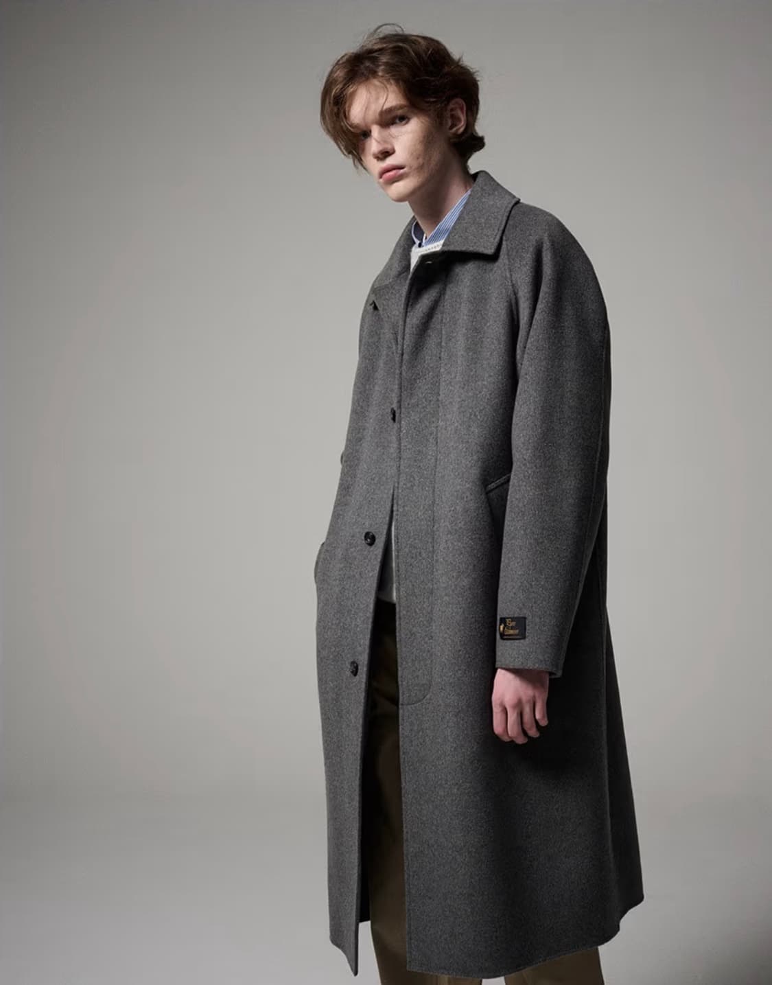 캐시미어 100 핸드메이드 코트 상품이미지1