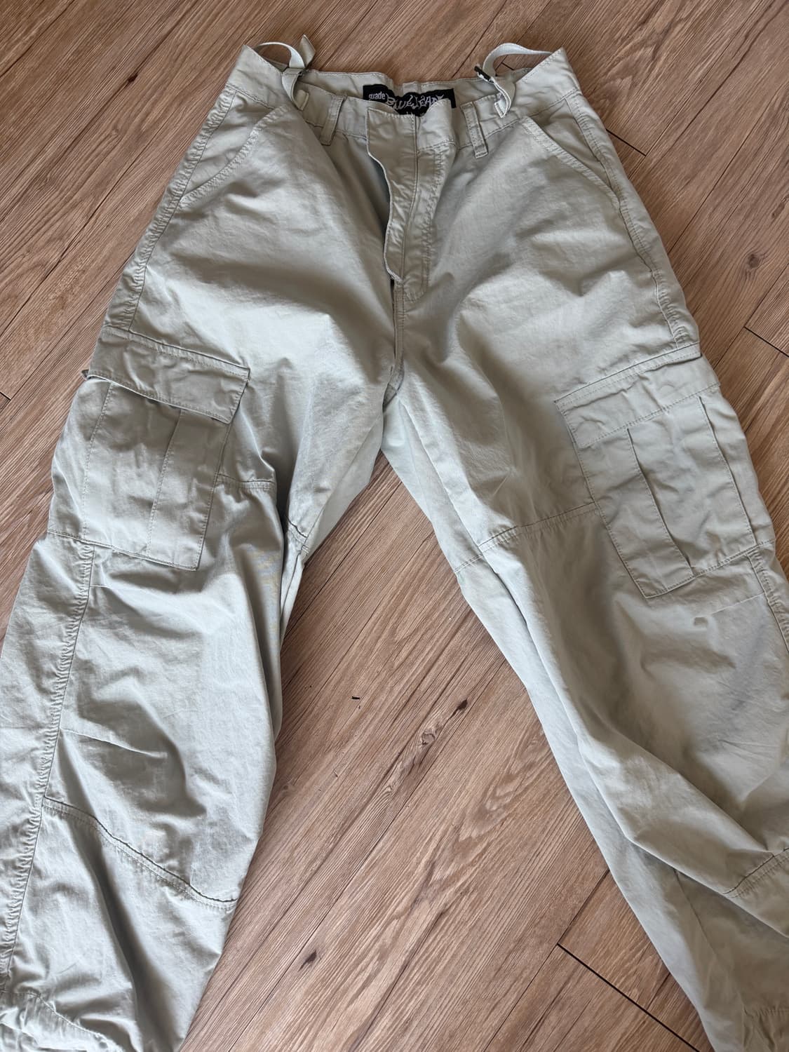Suade Wahsed cargo pants gray 팝니다 상품이미지3