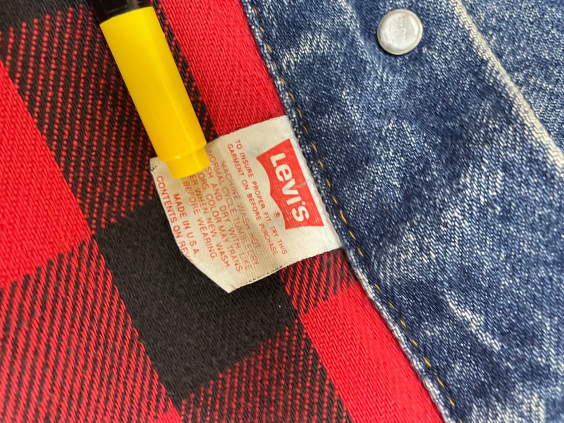 90s levi's buffalo trucker jacket xl 상품이미지6
