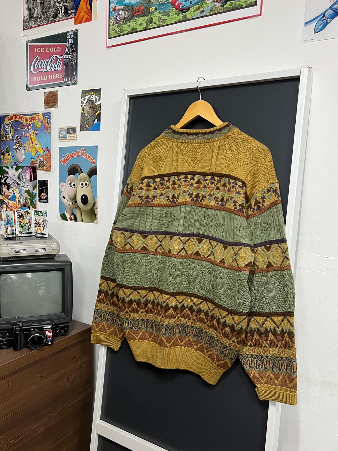 ScoField Vintage 아즈텍 패턴 빈티지 니트 상품이미지6