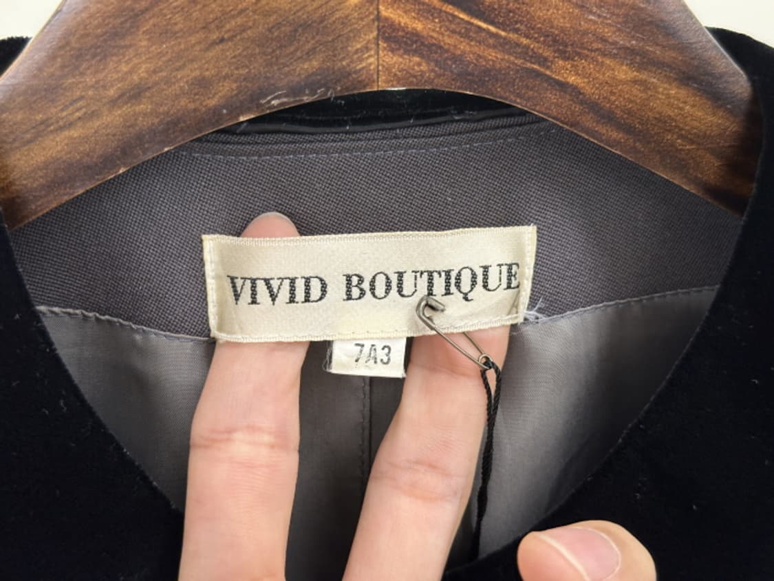 VIVID BOUTIQUE 벨벳 카라 재킷 (L) 상품이미지6