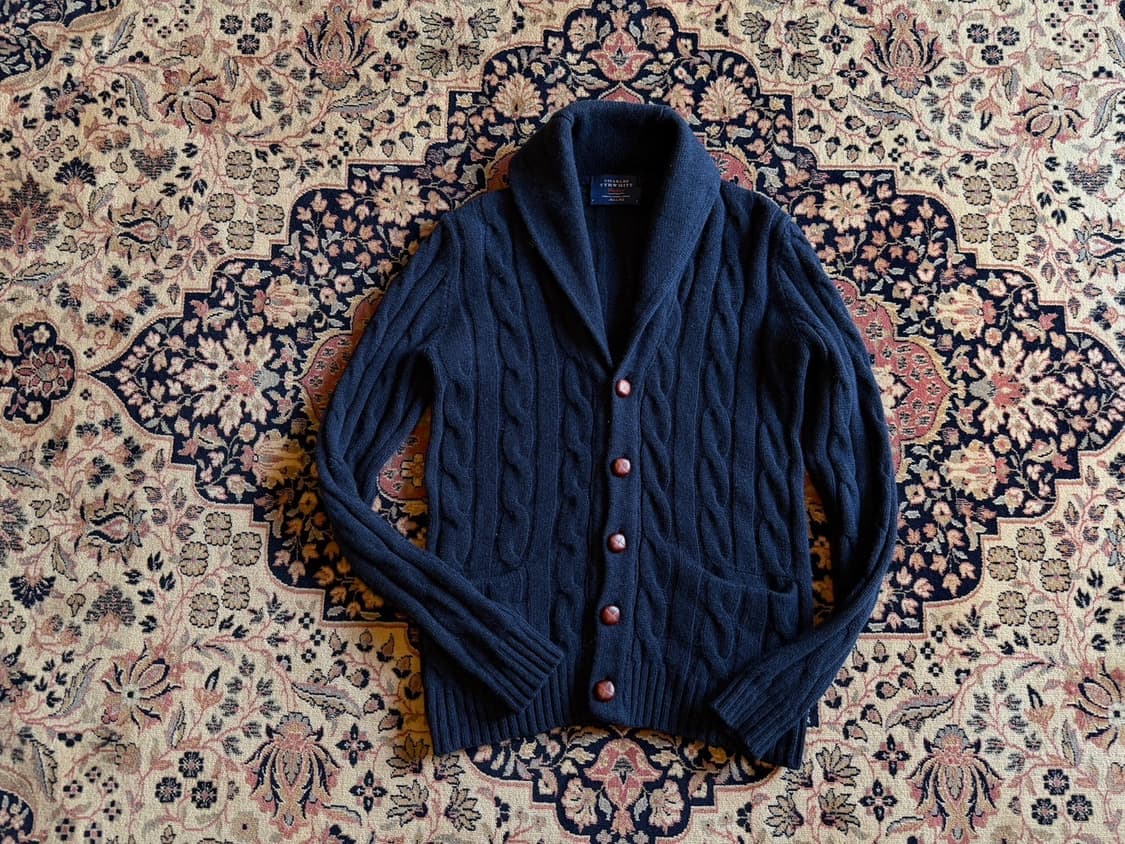 찰스티륏 숄칼라 가디건 100 상품이미지10