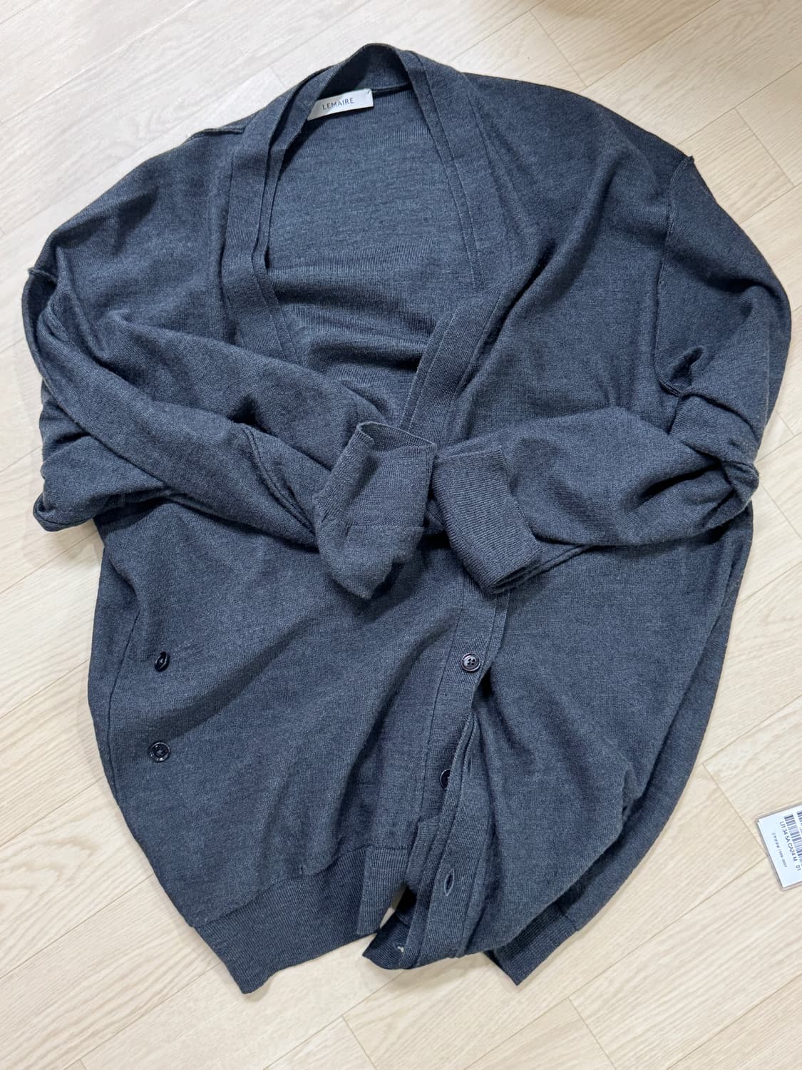 르메르 트위스트 가디건 그레이 상품이미지2