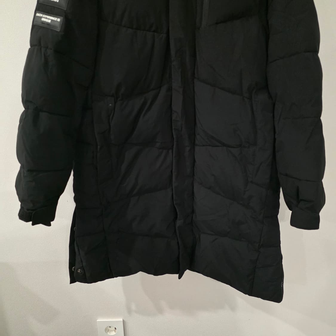 밀레 블랙 롱패딩 후드 패딩 점퍼 150 상품이미지2