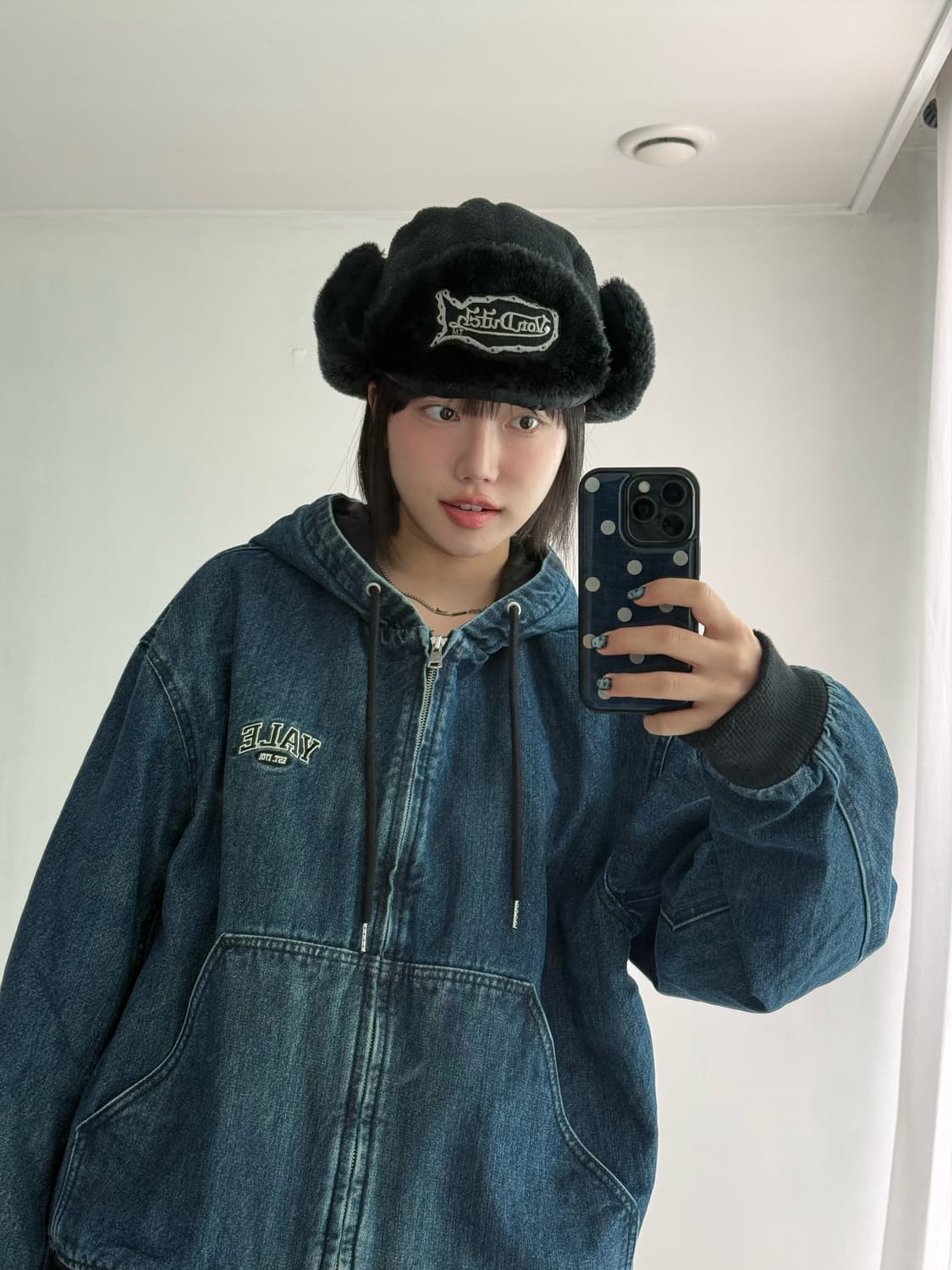 본더치 블랙 트루퍼햇 상품이미지4