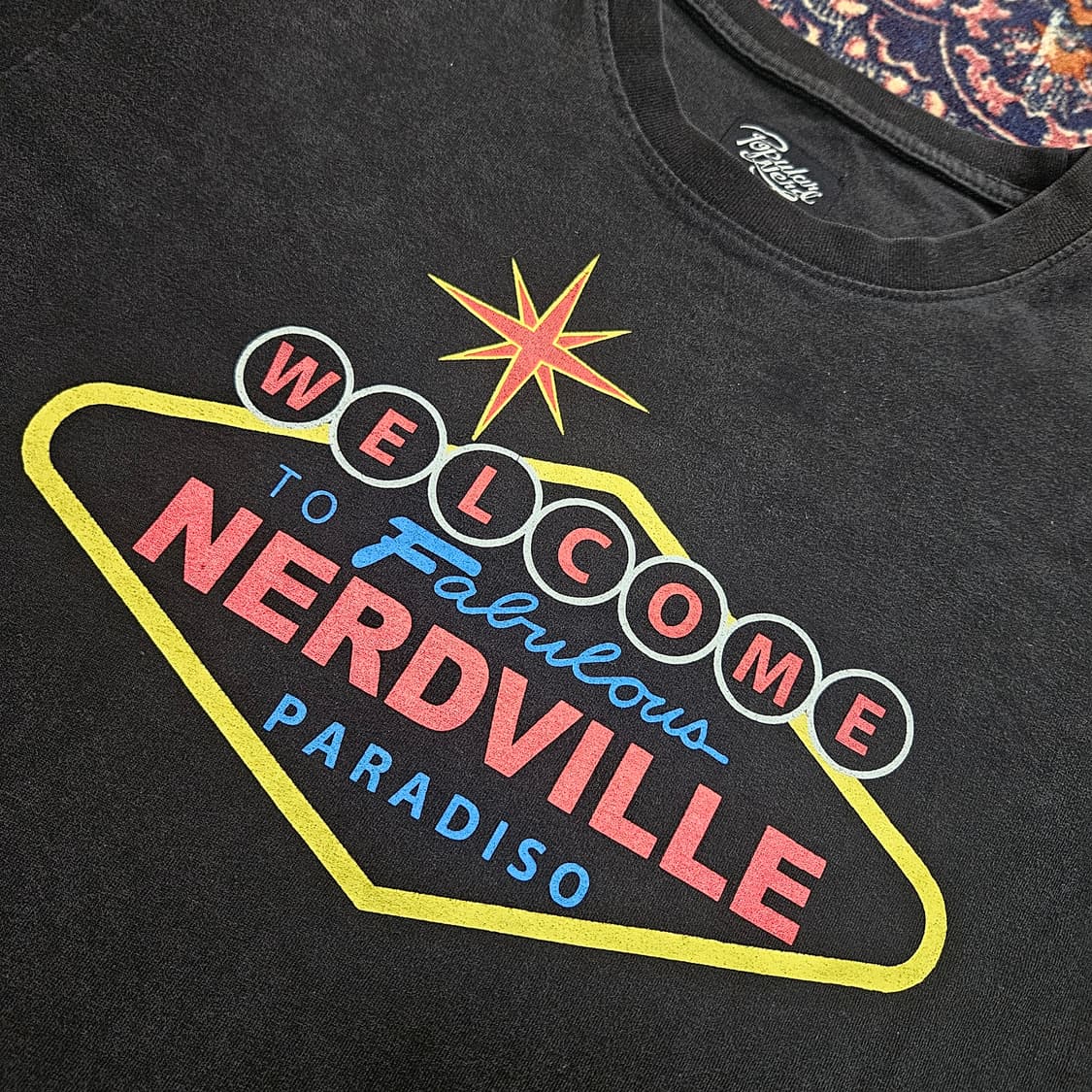 파뮬러너드 Nerdville Sign 반발티셔츠 M 상품이미지3