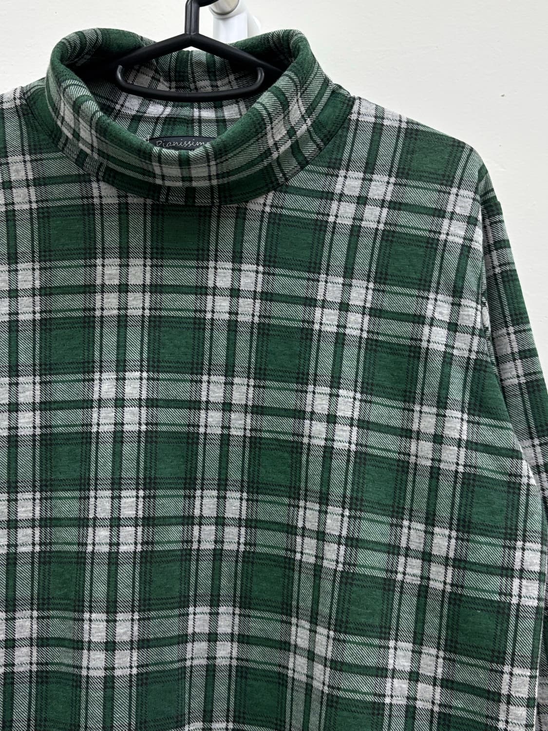 빈티지 그린 체크 롱슬리브 이너 상품이미지6