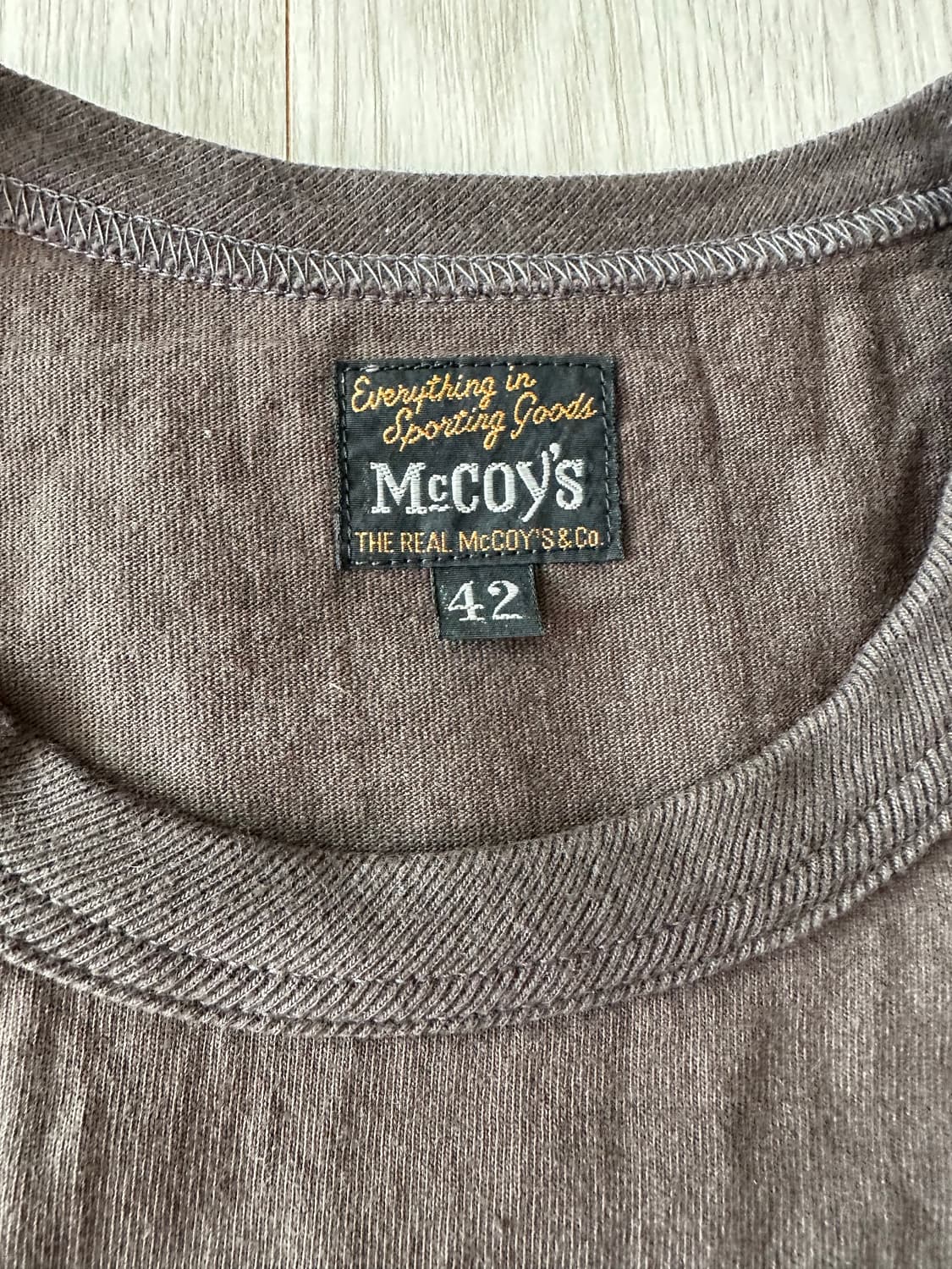 리얼맥코이 101 공수부대 반팔 티셔츠 42 새상품 상품이미지2