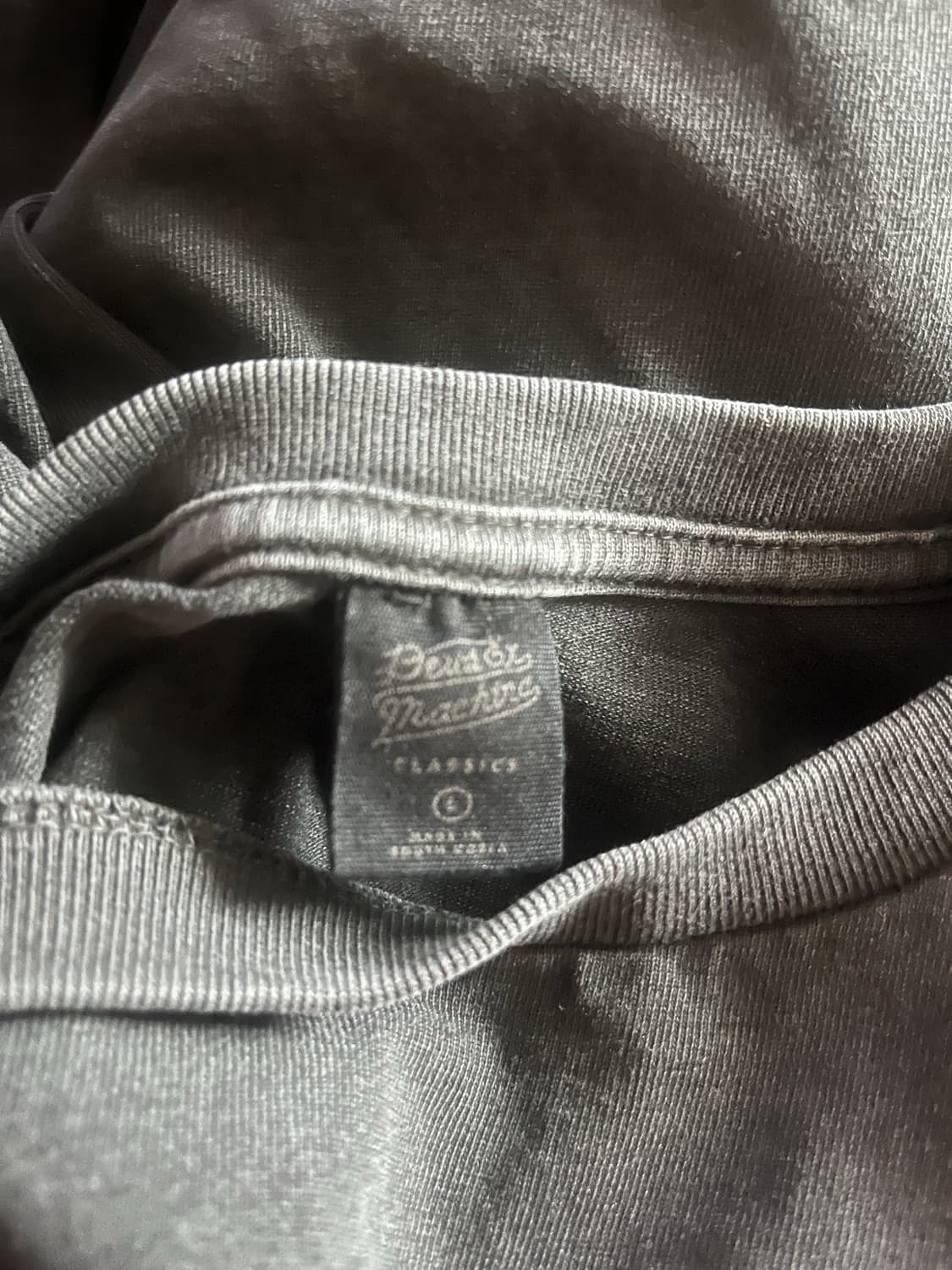 데우스엑스마키나 DEUS 빈티지 워시드 서울 반팔 티셔츠 차콜 L 상품이미지5