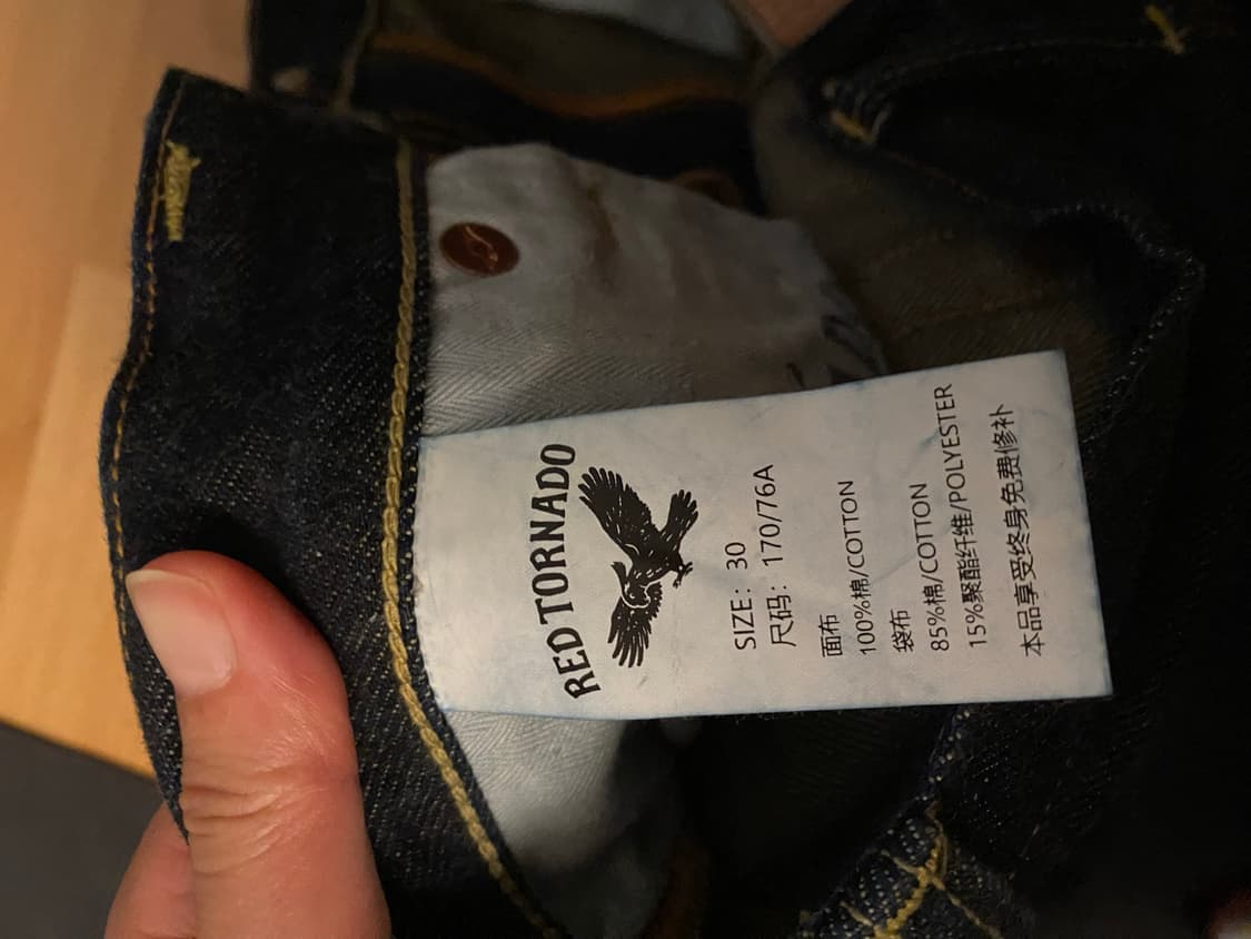 레드 토네이도 12oz 셀비지 데님 상품이미지5