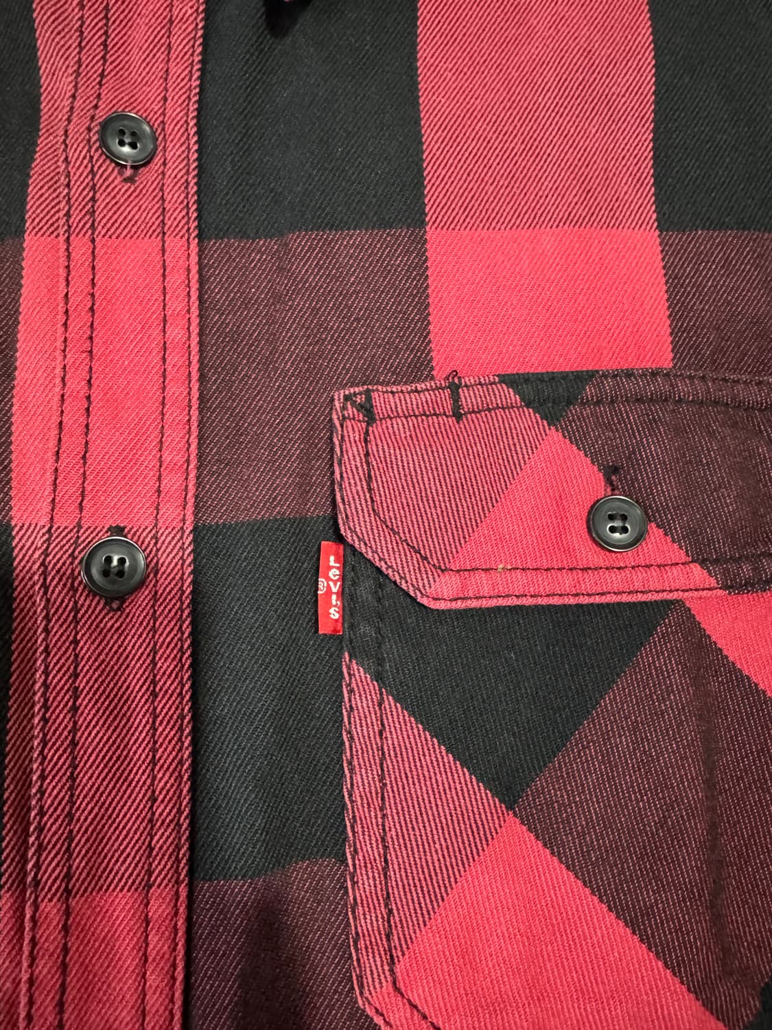 리바이스 레드탭 체크셔츠 상품이미지4