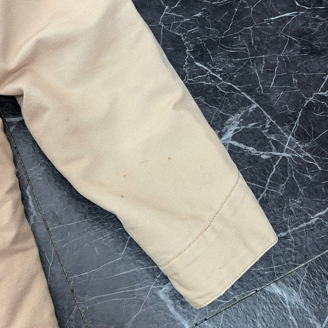 칼하트 WIP OG 초어 코트 피넛 블랙 캔버스 워크자켓 상품이미지7