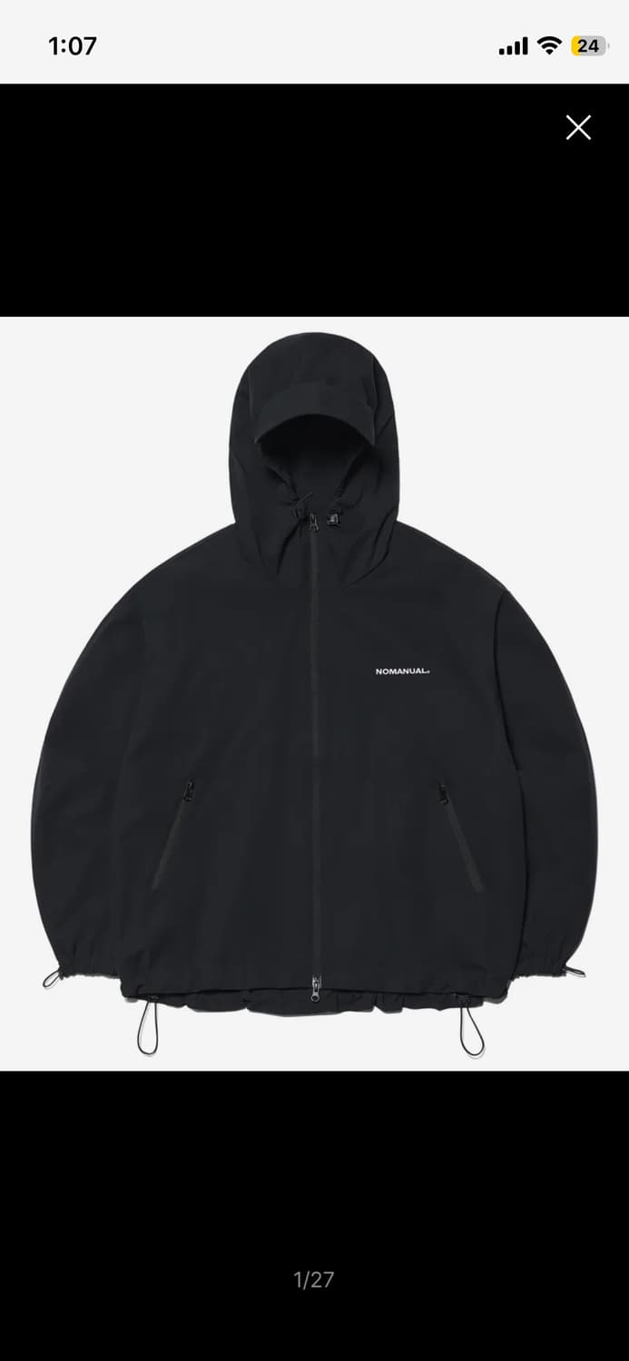 PENON WIND SHELL - BLACK 상품이미지1