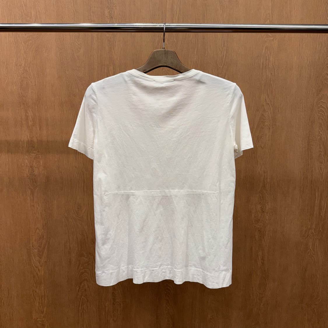 마르니 U넥 반팔 티셔츠 아트워크 그래픽 프린트 디테일 화이트 상품이미지3