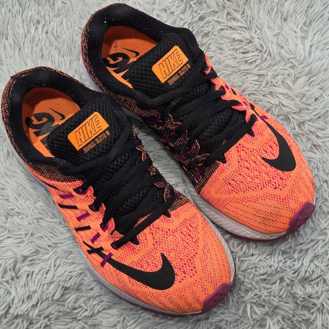 4a-13:나이키 줌 페가수스 32 오렌지 블랙 230mm 상품이미지5