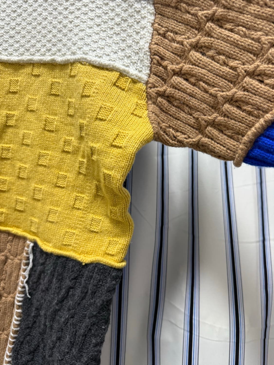 자라 X 아더에러 패치워크 니트 가디건 S-M 상품이미지5