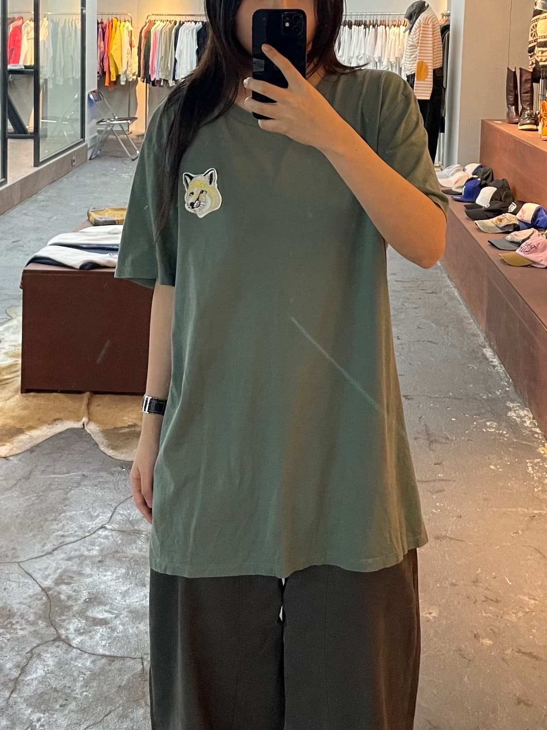 메종키츠네 빅 파스텔 폭스 반팔 H422 상품이미지1