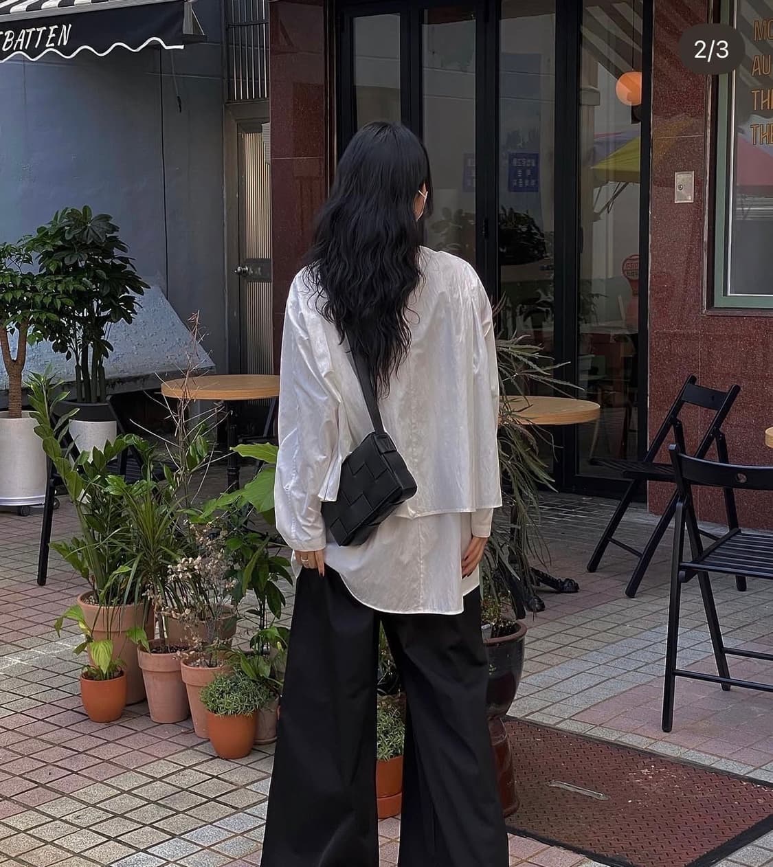 트리밍버드 레이어드 화이트 블라우스 상품이미지3