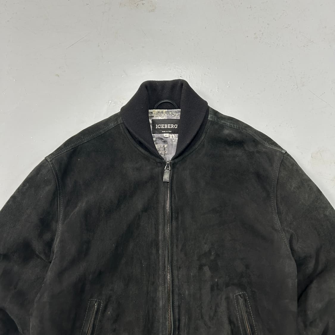 90’s ICEBERG 도널드덕 리얼 스웨이드 자켓  상품이미지7