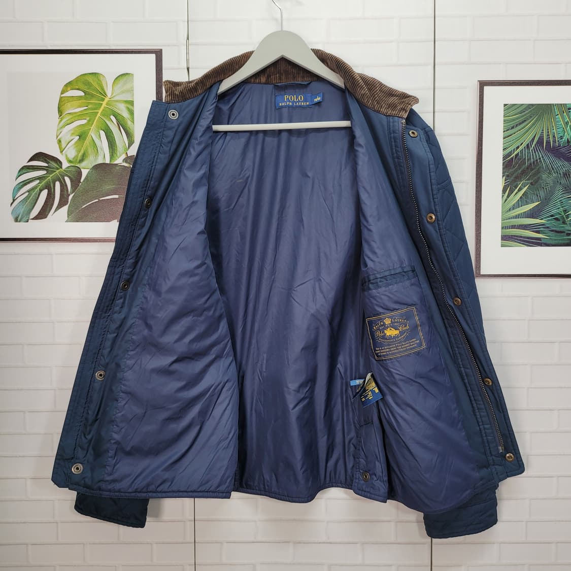 폴로랄프로렌 퀄팅 자켓 네이비 S 사이즈 상품이미지5