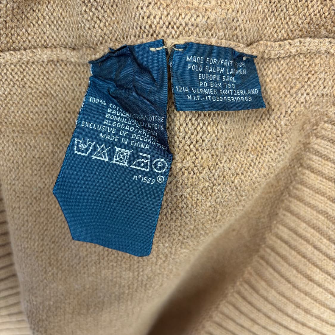 폴로 랄프로렌 브이넥 니트 티셔츠 상품이미지5