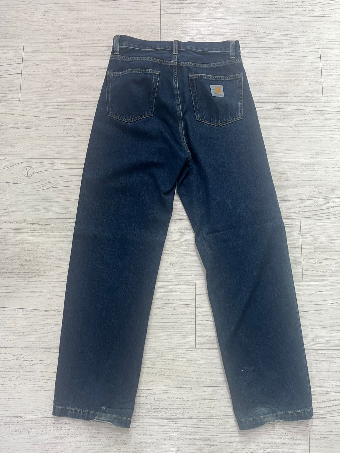 칼하트 WIP 랜든 팬츠 블루 스톤 워시드 상품이미지2