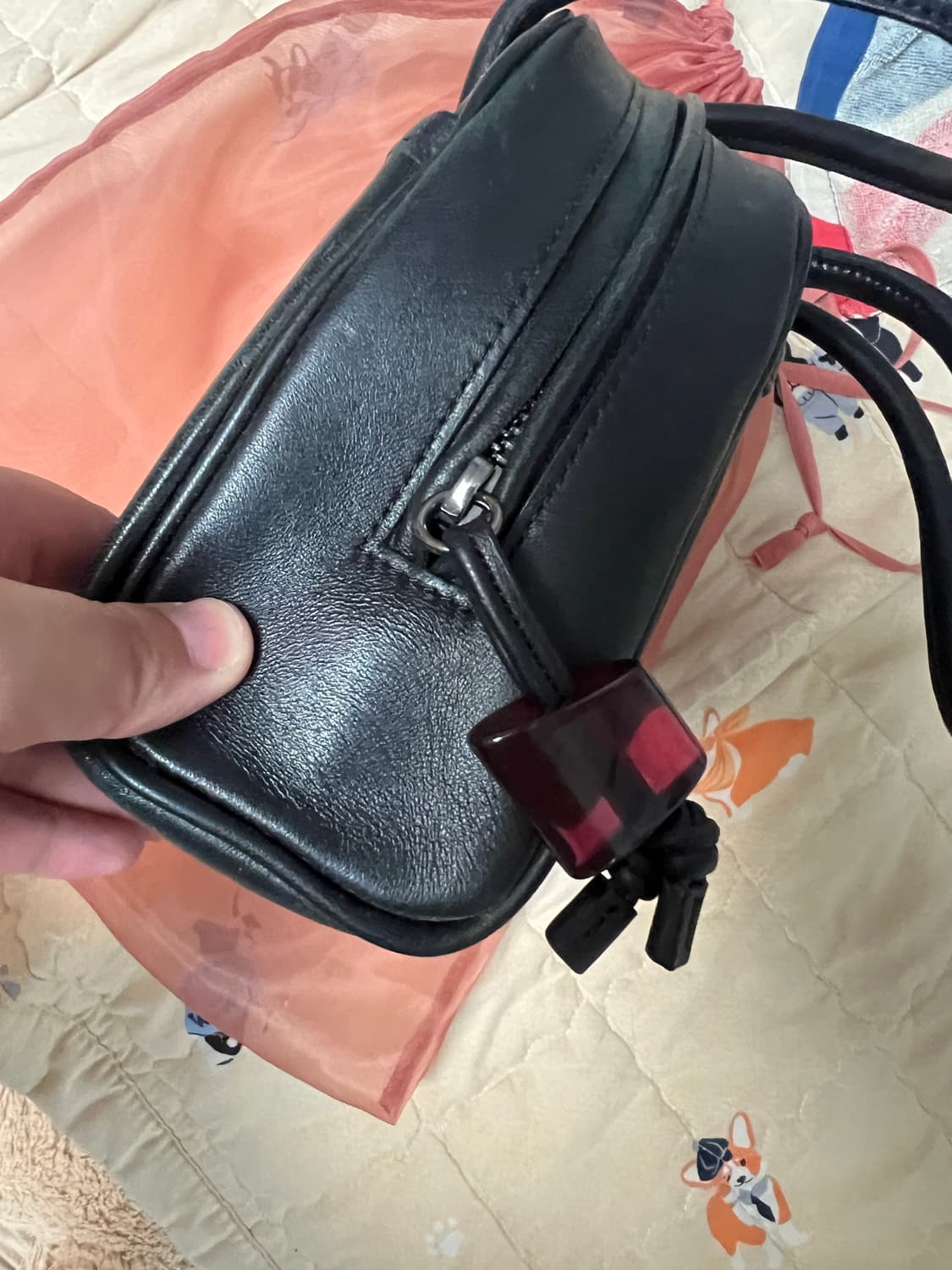 아카이브앱크 미니 레더 볼링백 블랙 상품이미지2