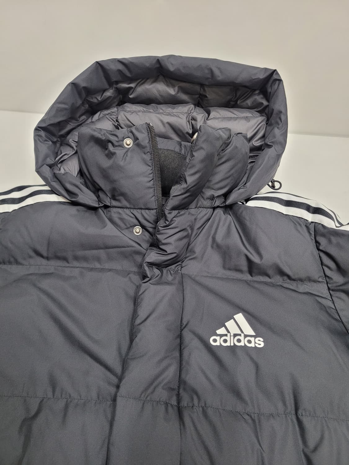 adidas 아디다스 3ST 다운 롱 파카 / 남 M (95) 블랙
 상품이미지4